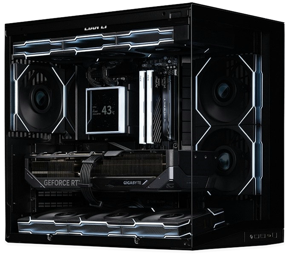 Игровой ПК Essential — корпус Lian Li с ARGB-подсветкой